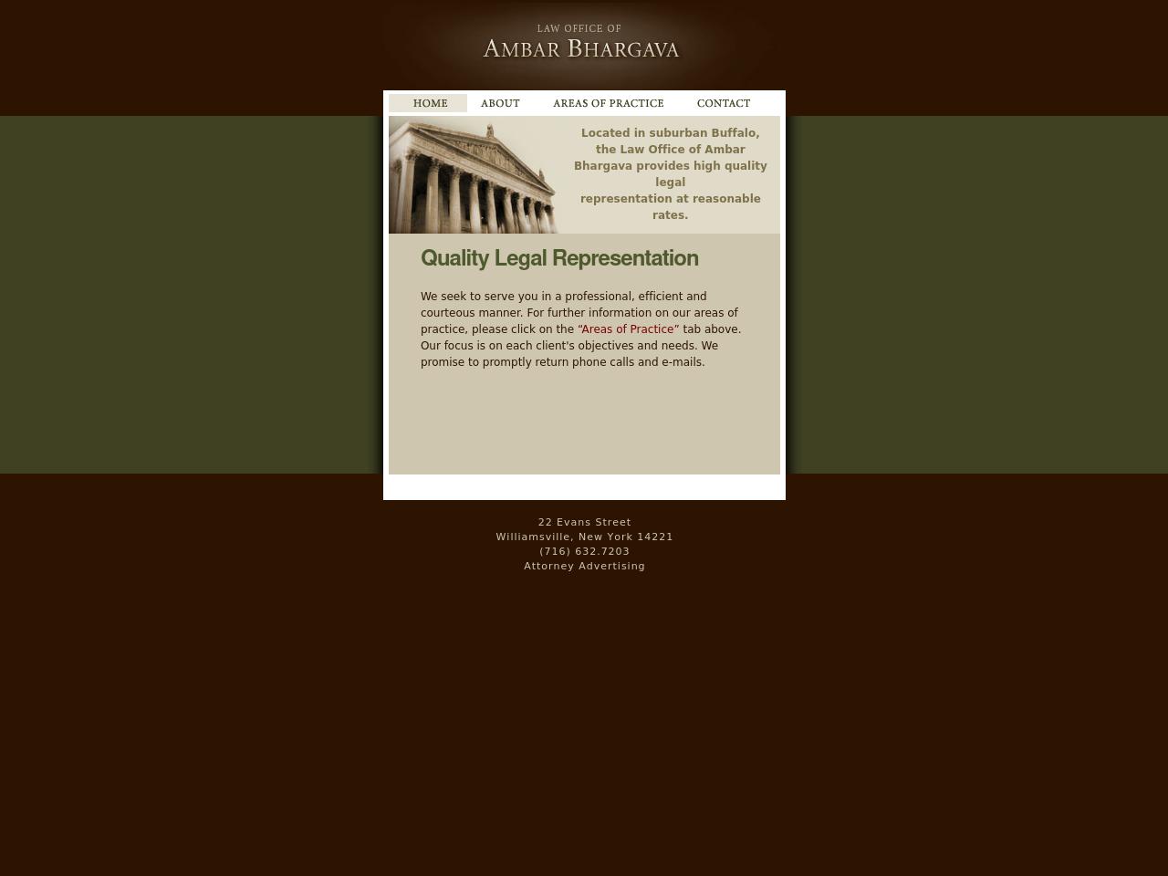 Law Office of Ambar Bhargava - Williamsville NY Lawyers