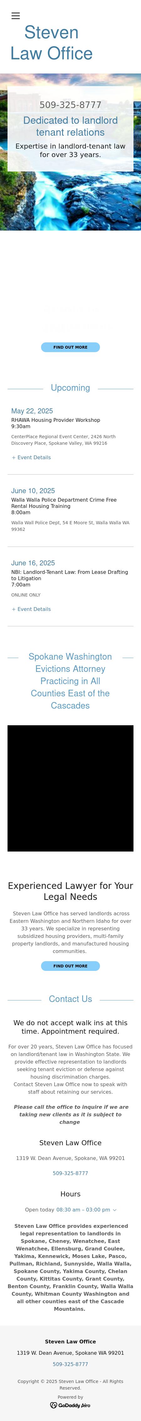 Eric M. Steven, P.S., Attorney at Law - Spokane WA Lawyers