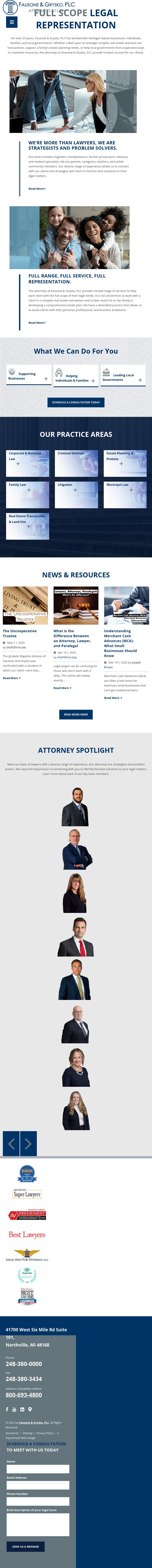 Fausone Bohn, LLP - Howell MI Lawyers